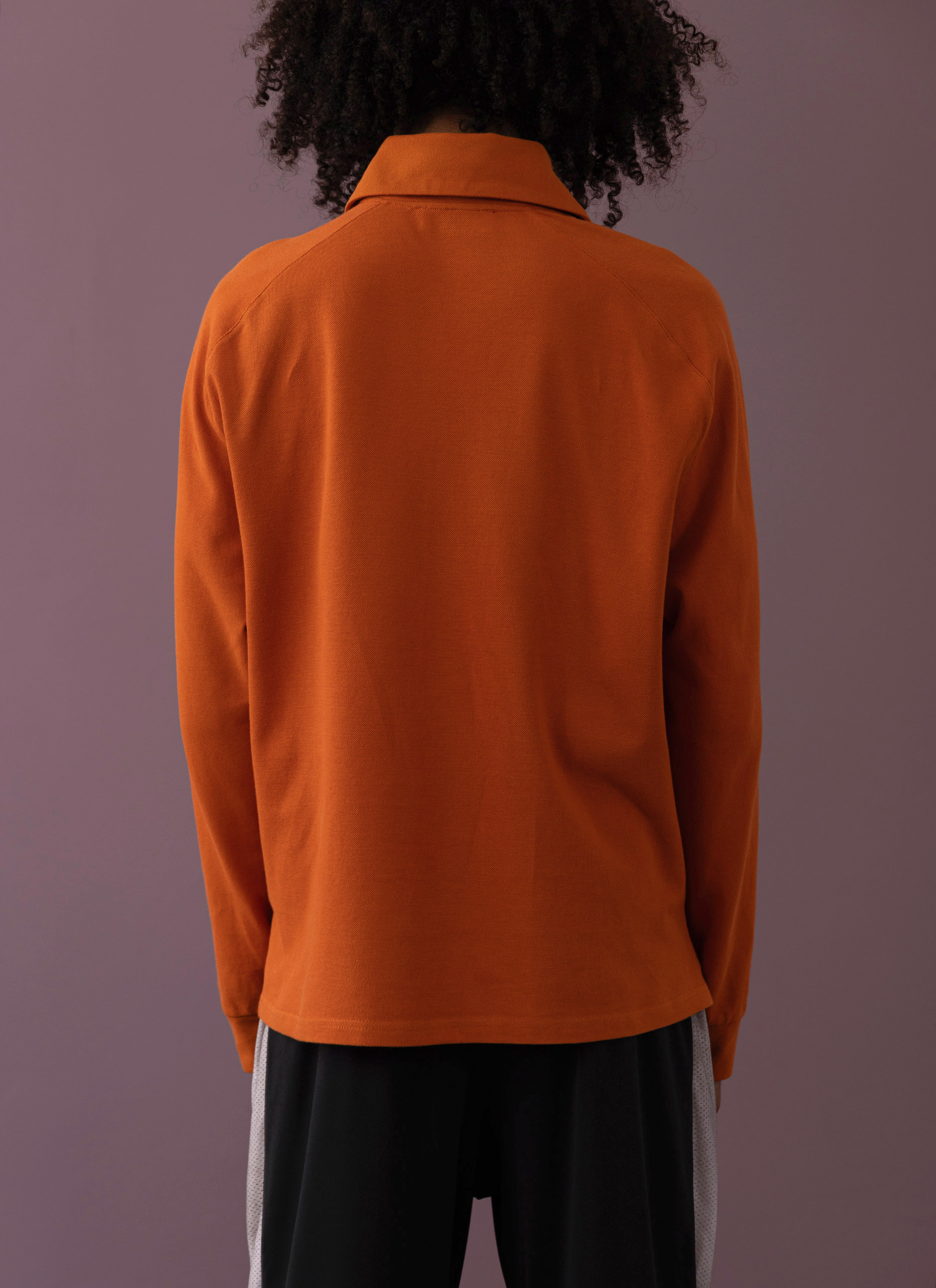 Dark Persimmon Sailor Polo Long Sleeve Shirt Man