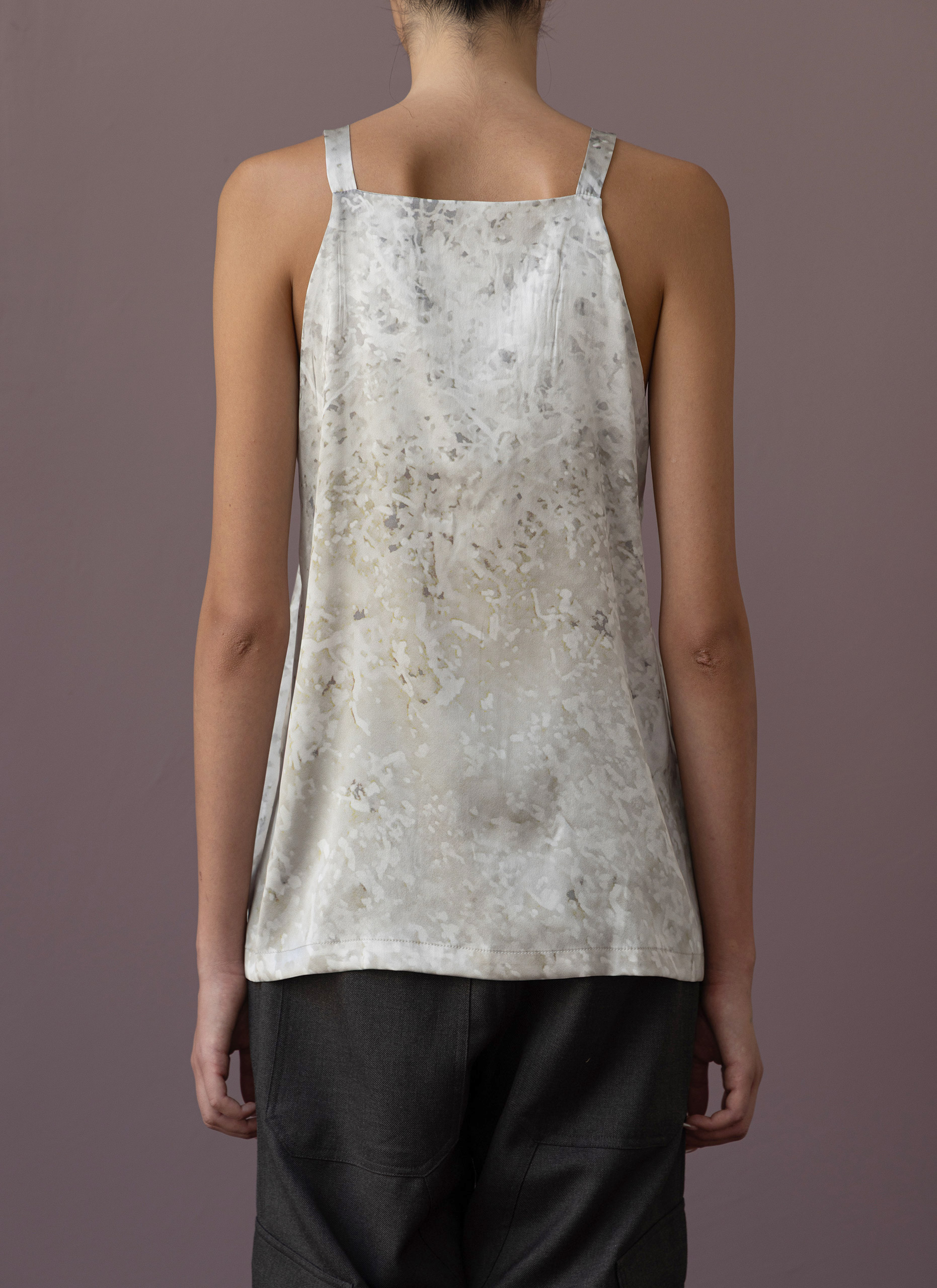 Alufoil Silk Tank Top