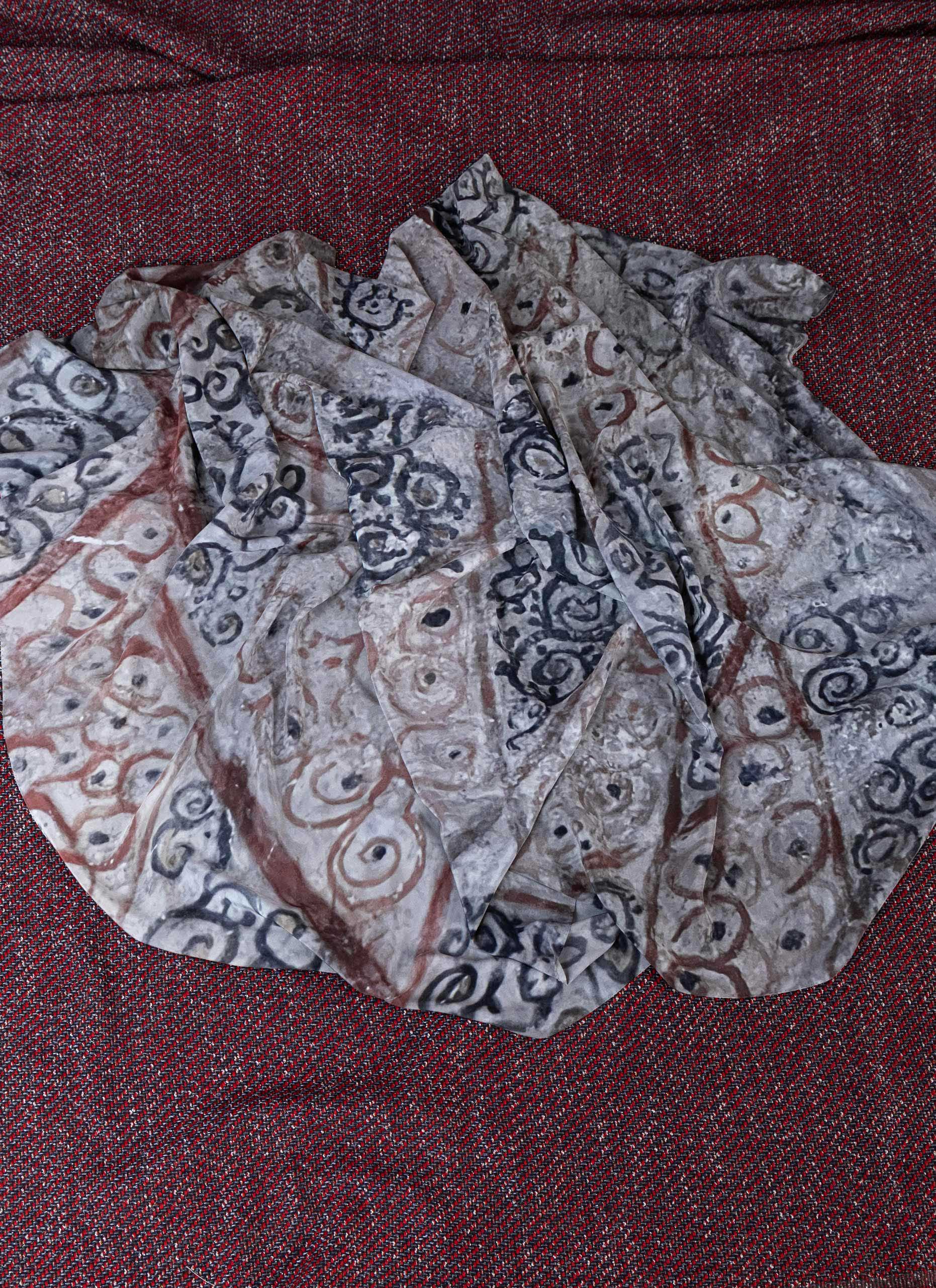 Piratic Mural Silk Hanging